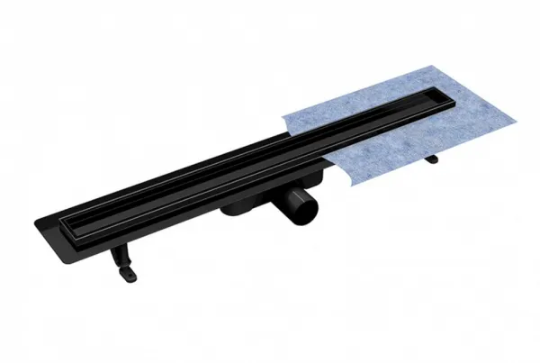 BESCO - Odtokový žľab VIRGO NERO DUO - Rozmer A - 60 cm ZLOL60VN
