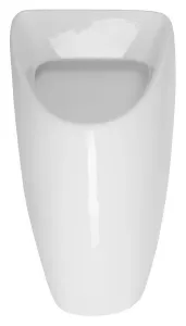 SAPHO - SCHWARN keramický urinál, zadný prívod, zadný odpad, biela 201.701.4