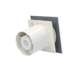 HOPA - Axiálne ventilátory na stenu či do stropu E100 GTH, HYGRO, s časovačom, sklo biele CATA00900200