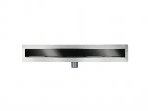 BESCO - Odtokový žľab VIRGO BLACK - Rozmer A - 60 cm ZLOL60VBL