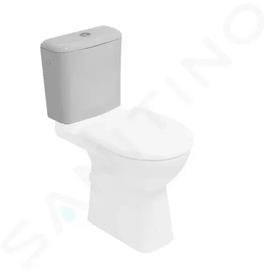 JIKA - Deep Splachovacia nádržka, bočné napúšťanie, biela H8276120002411