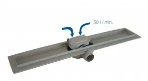 HOPA - Odtokový žľab Standardline MEDIUM - Dĺžka - 100 OLPZLABST99
