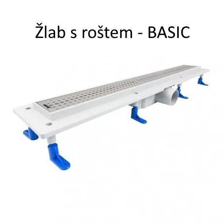 HOPA - Odtokový žľab Standardline MEDIUM - Dĺžka - 100 OLPZLABST99