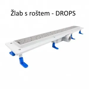 HOPA - Odtokový žľab Standardline MEDIUM - Dĺžka - 100 OLPZLABST99