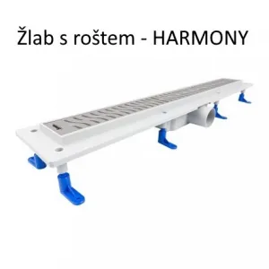 HOPA - Odtokový žľab Standardline MEDIUM - Dĺžka - 100 OLPZLABST99