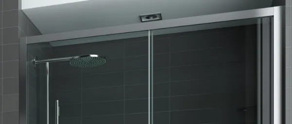 FORTE - Sprchové dvere URBAN ESSENCE N1FS - Farba rámu zásteny - Hliník ossidato, Rozmer A - 100, Smer zatváranie - Pravé (DX), Výplň - Číre bezpečnostné sklo - 6 mm BEN10DXA1
