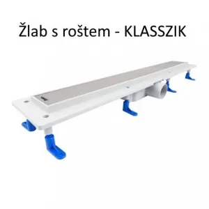 HOPA - Odtokový žľab Standardline MEDIUM - Dĺžka - 100 OLPZLABST99