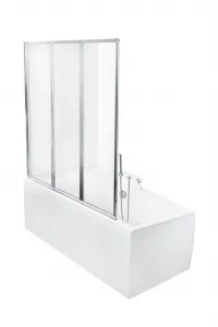 BESCO - Vaňová zástena ROSES - Rozmer A - 130 cm BCROS3S