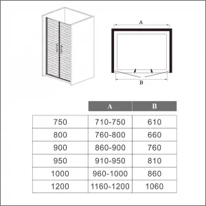 H K - Sprchové dvere SAFE D2 75 FROST dvojkrídlové 71-75 x 195 cm SE-SAFED275FROST