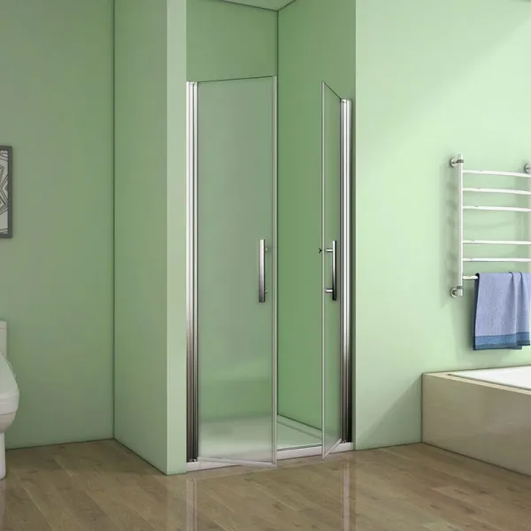H K - Sprchové dvere SAFE D2 75 FROST dvojkrídlové 71-75 x 195 cm SE-SAFED275FROST