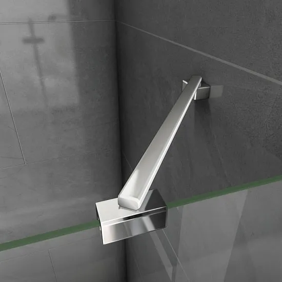 H K - Vaňová zástena S3 CLEAR 100x140cm - trojdielna sklopná, číre sklo SE-S3CLEAR100