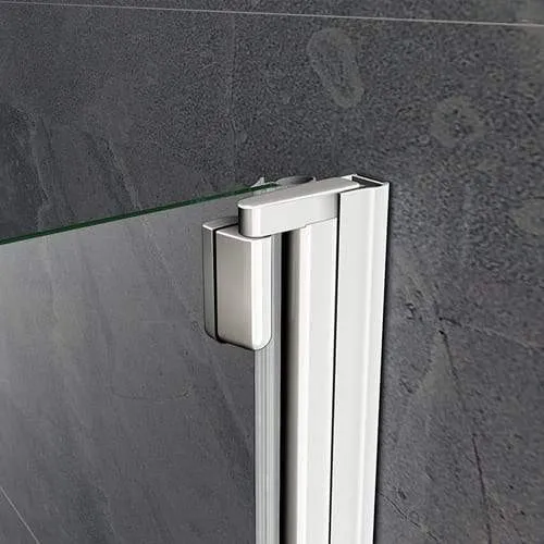 H K - Vaňová zástena s pevnou stenou V22 100 cm, číre sklo SE-V22100