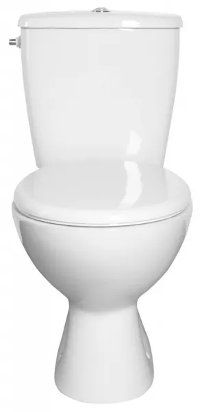 AQUALINE - MIGUEL WC kombi misa, dvojtlačidlo, spodný odpad, biela LC2258