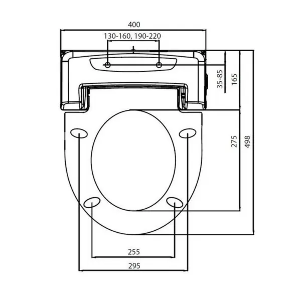 SAPHO - BLOOMING elektronický bidet s dialkovým ovládaním NB-R770D