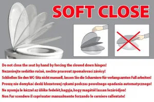 GSI - WC sedátko, Soft Close, Quick Release, biela MS86CN11