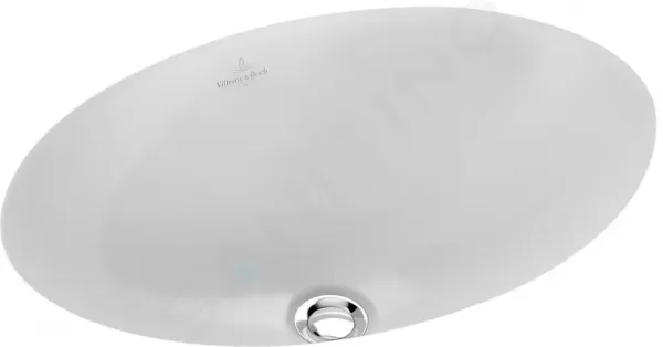VILLEROY & BOCH - Loop&Friends Vstavané umývadlo, 485x325 mm, bez prepadu, biela 61612101