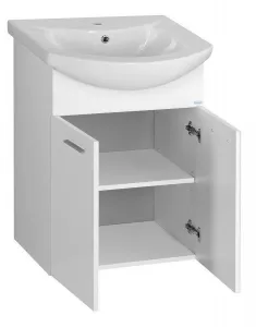 AQUALINE - ZOJA umývadlová skrinka 50,5x74x30cm, biela 51055A