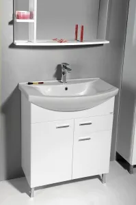AQUALINE - ZOJA umývadlová skrinka 71,5x74x34cm, biela 51075A