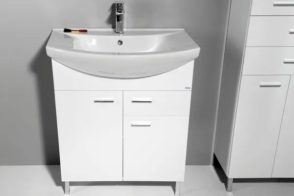 AQUALINE - ZOJA umývadlová skrinka 71,5x74x34cm, biela 51075A