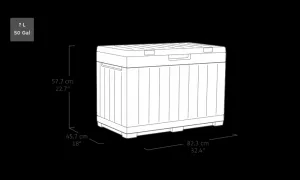 Záhradný úložný box KENTWOOD 190L Rojaplast