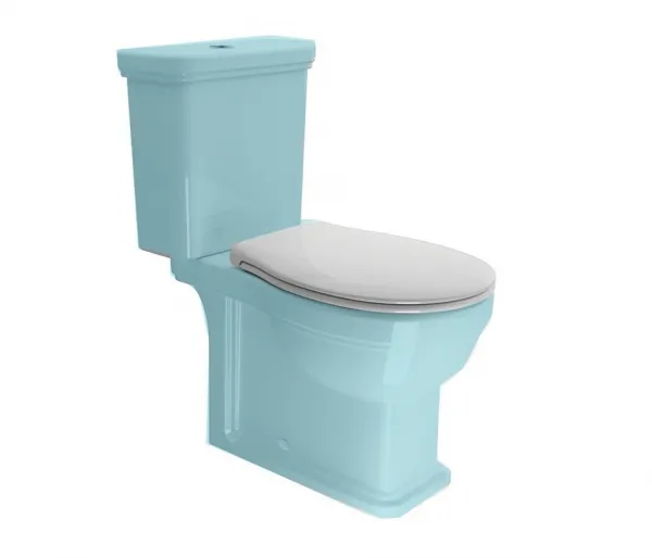 GSI - CLASSIC WC sedátko, Soft Close, Quick Release, biela/bronz MSB87CN11