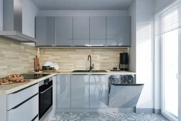 ArtExt Dvierka na umývačku riadu ESSEN | ZM 60 Farba korpusu: Grey