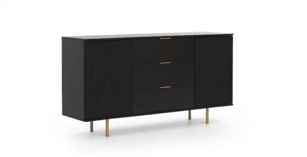 ArtGiB Komoda NUBIA NB-02 | čierna