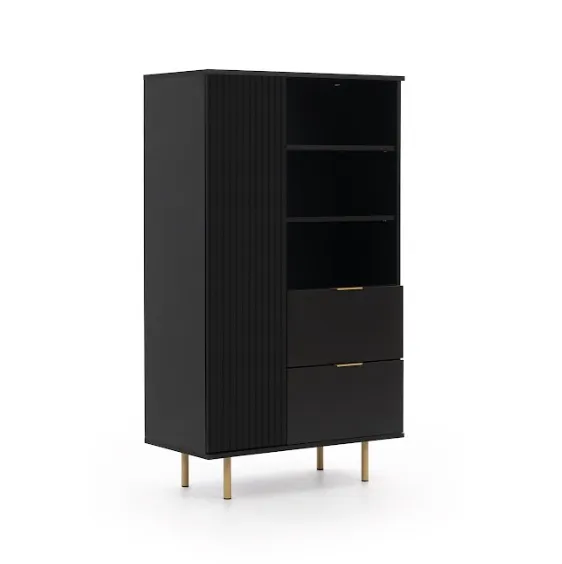 ArtGiB Vitrína NUBIA NB-04 | čierna