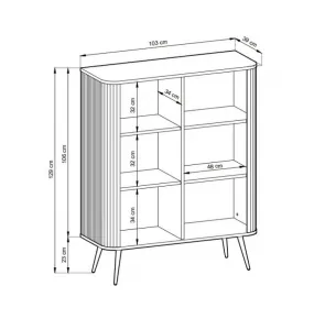 ArtPS Komoda ZEVA K-103 | biela