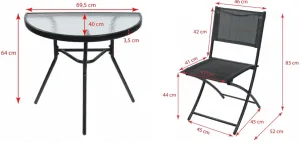 ArtJum Skladací balkónový set OM-710313