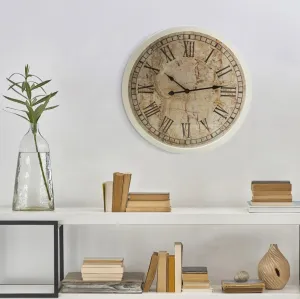 ArtFir Nástenné hodiny 67 | béžová 40 cm