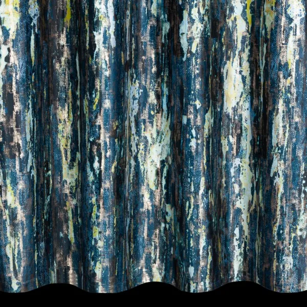 ArtFir Zatemňovací záves GRACE K | námornícka modrá 140 x 250 cm