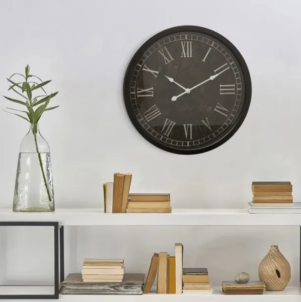 ArtFir Nástenné hodiny 68 | čierna 40 cm