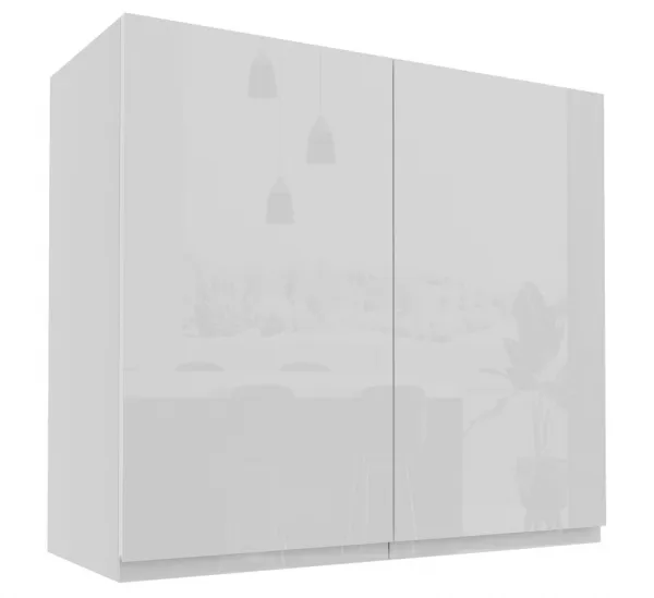 ArtExt Kuchynská skrinka horná FLORENCE lesk | W3 80 Farba korpusu: Grey