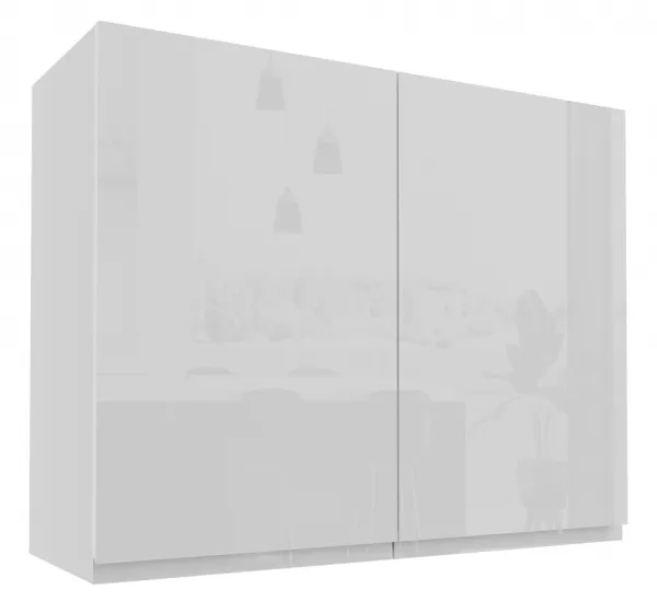 ArtExt Kuchynská skrinka horná FLORENCE lesk | W3 90 Farba korpusu: Grey
