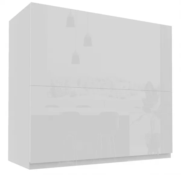 ArtExt Kuchynská skrinka horná FLORENCE lesk | W8B 80 Aventos Farba korpusu: Grey