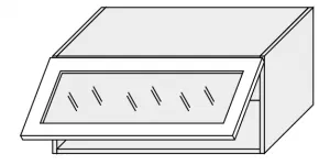 ArtExt Kuchynská skrinka horná FLORENCE lesk | W4BS 80 WKF Farba korpusu: Grey