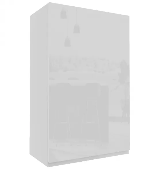 ArtExt Kuchynská skrinka horná vysoká FLORENCE lesk | W4 60/1 Farba korpusu: Grey
