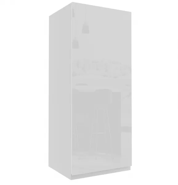 ArtExt Kuchynská skrinka horná vysoká FLORENCE lesk | W4 40 Farba korpusu: Grey