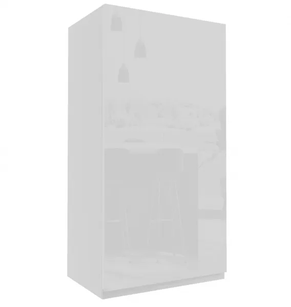 ArtExt Kuchynská skrinka horná vysoká FLORENCE lesk | W4 50 Farba korpusu: Grey