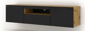 ArtBm TV stolík AURA 150 | dub artisan / čierna