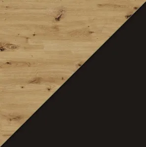 ArtBm TV stolík AURA 150 | dub artisan / čierna