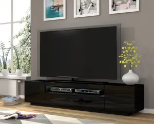 ArtBm TV stolík AURA 200 | čierny lesk