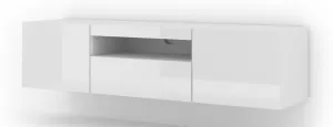 ArtBm TV stolík AURA 150 | biely lesk