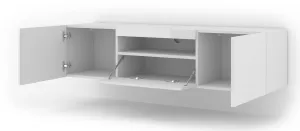 ArtBm TV stolík AURA 150 | biely lesk