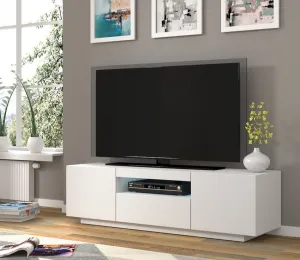 ArtBm TV stolík AURA 150 | biely mat