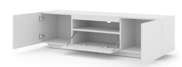 ArtBm TV stolík AURA 150 | biely mat