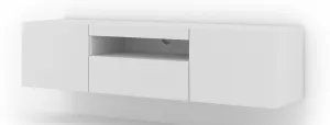 ArtBm TV stolík AURA 150 | biely mat