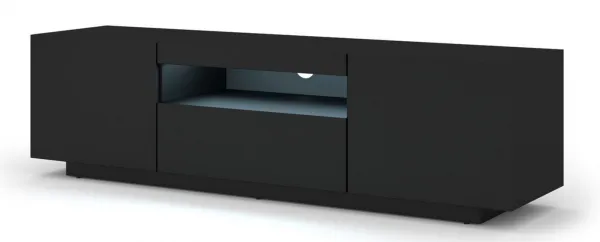 ArtBm TV stolík AURA 150 | čierny mat