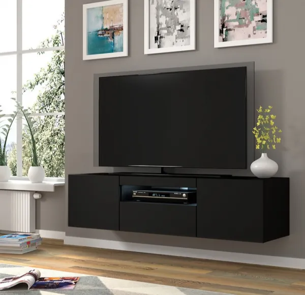 ArtBm TV stolík AURA 150 | čierny mat